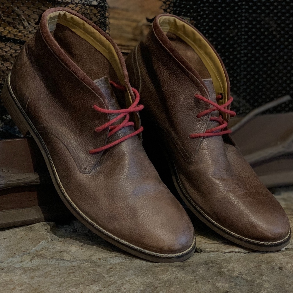 Cole Haan leather chukka boots